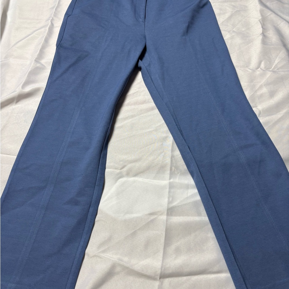 J.McLaughlin Blue Office Business Career Straight-Leg Pants Size 10